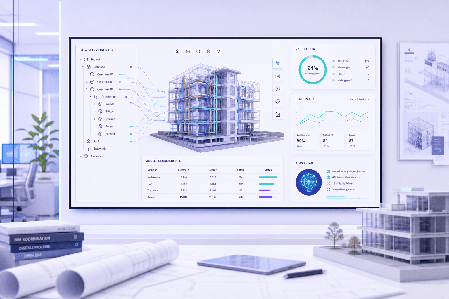 Warum BIM-KI belastbare Fachbenchmarks braucht