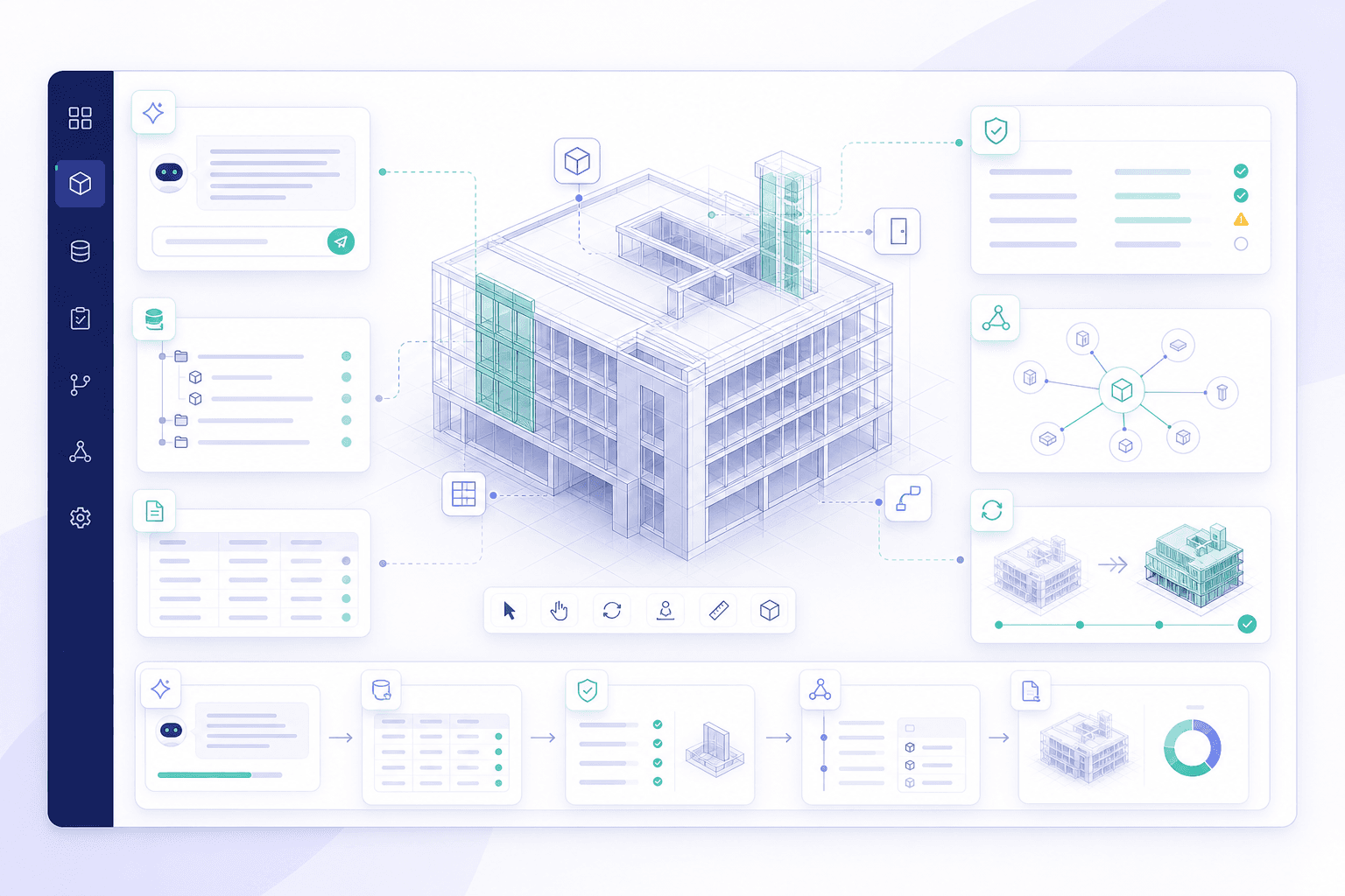 LLMs im BIM: Warum Sprachmodelle belastbare Werkzeuge statt freier IFC-Magie brauchen