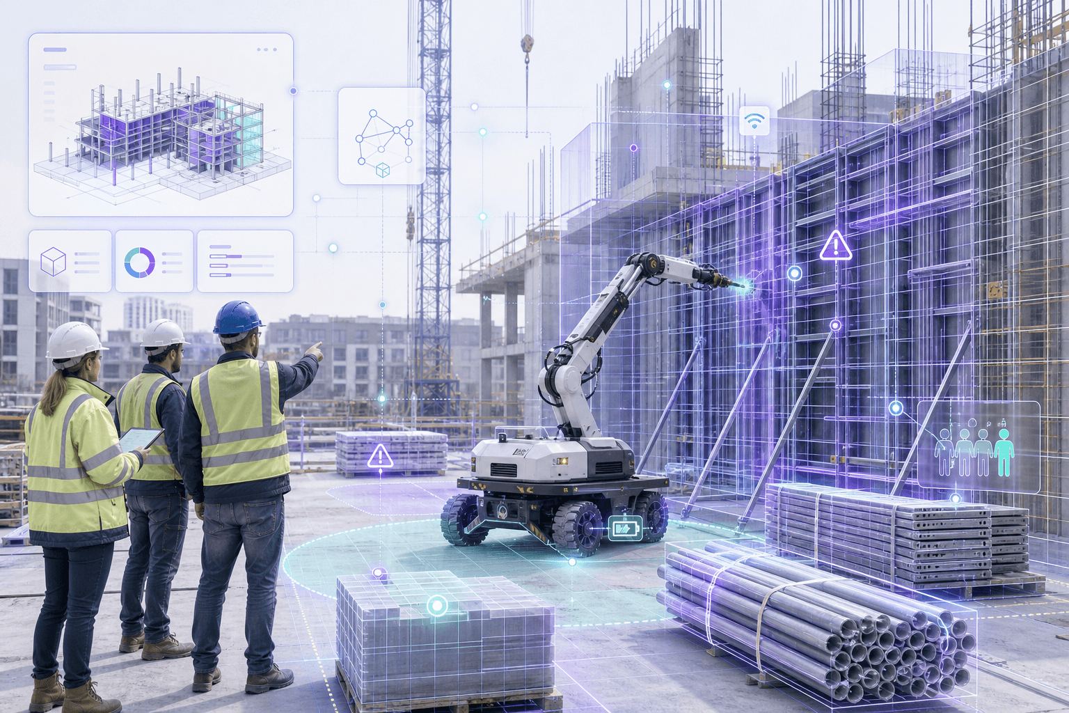 BIM reicht nicht: Warum Baustellenroboter einen sicheren Digital Twin brauchen