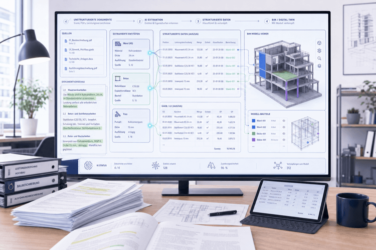 Von Textwüste zu BIM-Anforderung: Warum LV, AIA und Spezifikationen strukturiert werden müssen