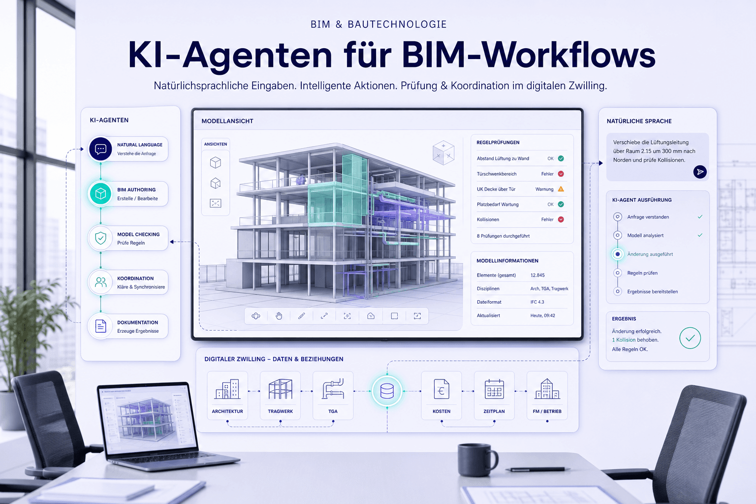 Text2BIM: Was sprachbasiertes Modellieren im BIM-Alltag wirklich leisten kann
